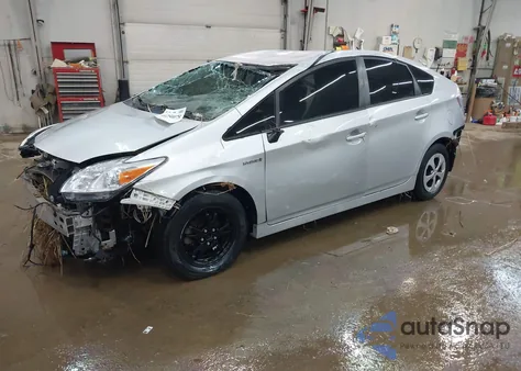 2014 Toyota Prius Two z USA, uszkodzony, nr VIN JTDKN3DU9E1740575
